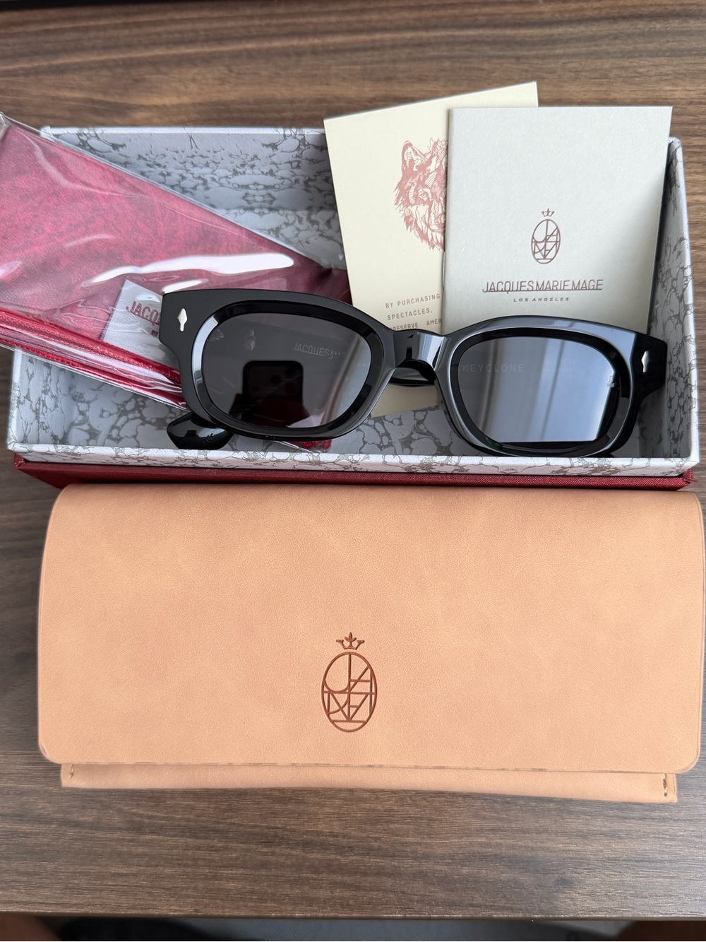 JACQUES MARIE MAGE WHISKEYCLONE SUNGLASSES